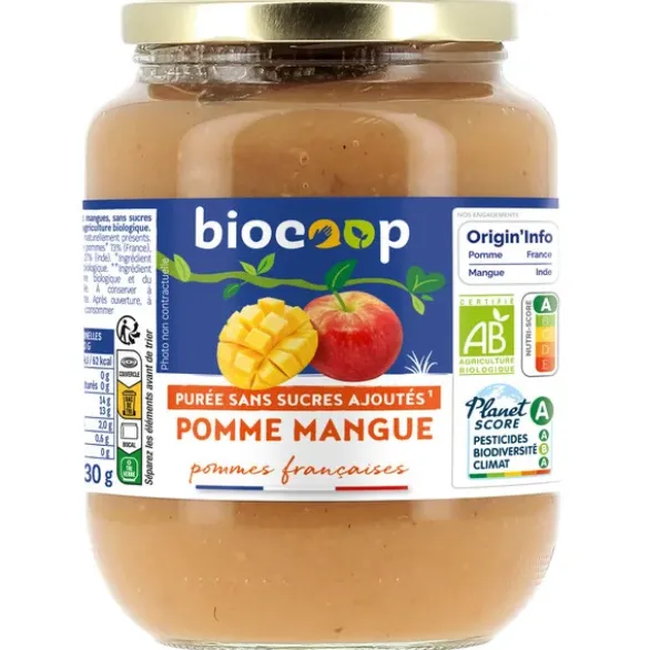Purée pomme mangue 830g