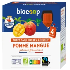 Purée pomme mangue gourde 4x90g