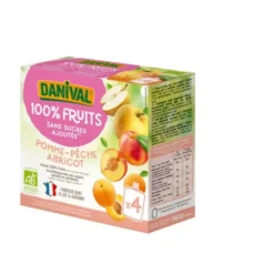 Purée pomme pêche abricot 4x90g