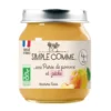 Purée pomme pêche pot 125g