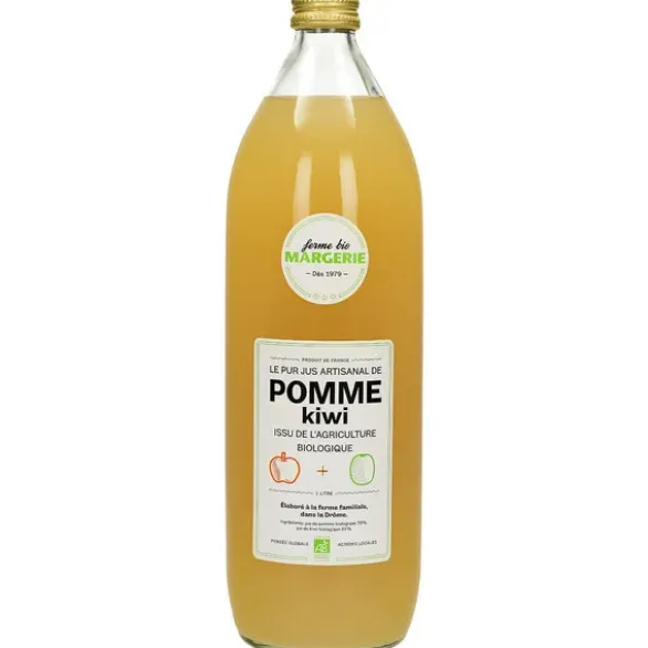 Pur jus artisanal de pomme kiwi 1L