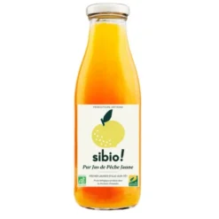 Pur jus de pêche jaune 75cl