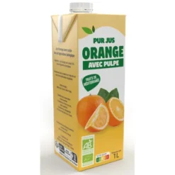 Pur jus d'orange avec pulpe 1L