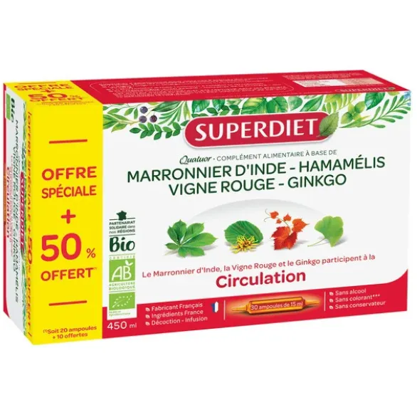 Quatuor circulation ampoule (20+10) 450ml