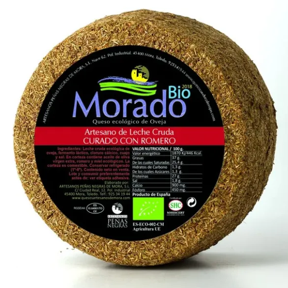 Queso miel romarin au lait cru