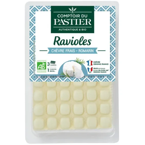 Raviole au chèvre romarin 180g