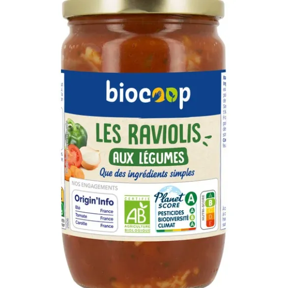 Ravioli légumes 650g