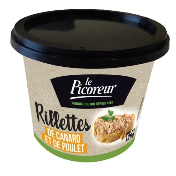 Rillettes de canard et poulet 120g
