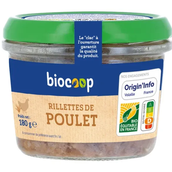 Rillettes de poulet 180g
