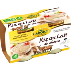 Riz au lait chèvre 2x125g