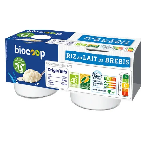 Riz au lait de brebis 2x120g