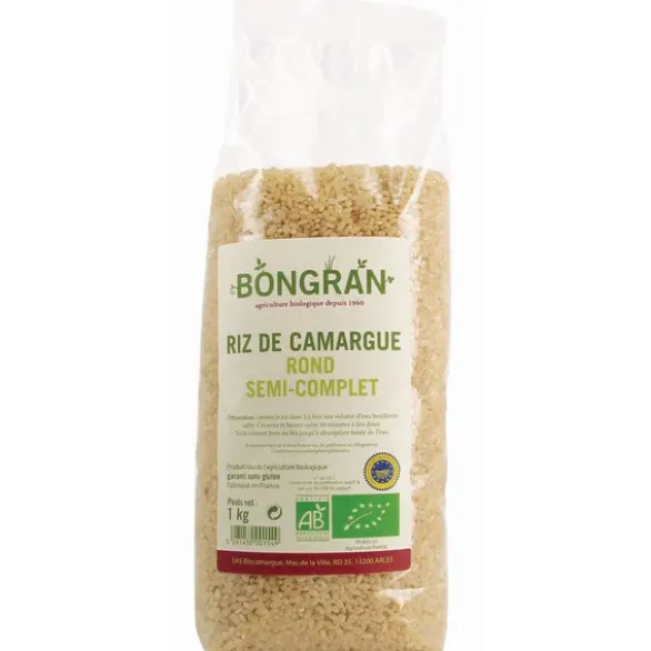 Riz de camargue rond 1/2 complet 1kg