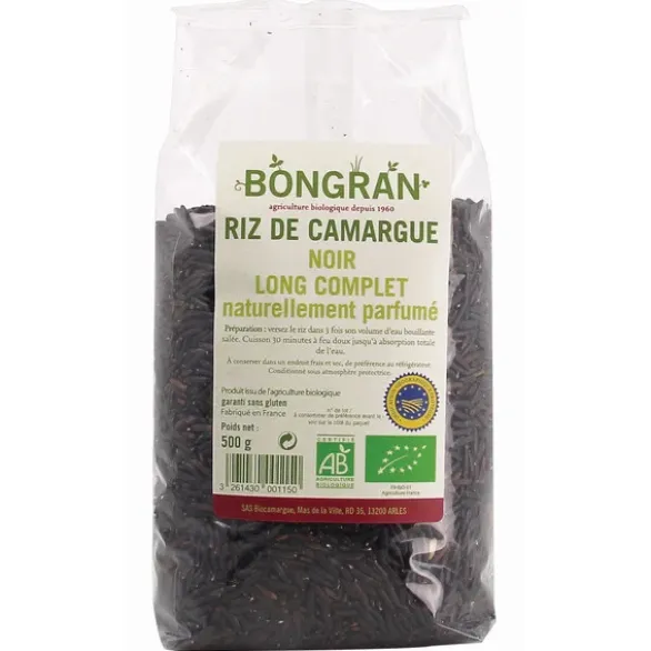 Riz long complet noir Camargue 500g