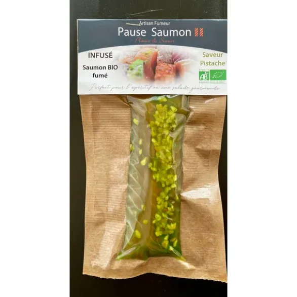 Saku saumon fumé à la pistache 100g