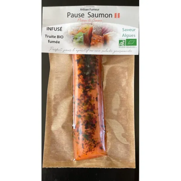 Saku truite fumée aux algues 100g