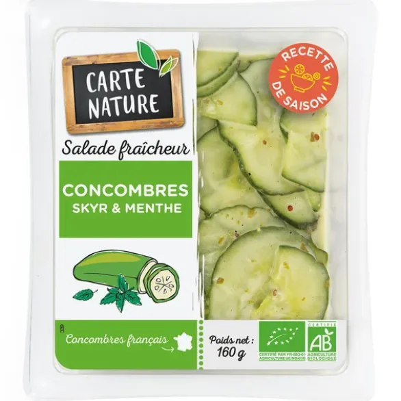 Salade de concombres skyr et menthe 160g