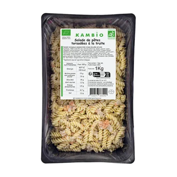 Salade de pâtes torsadées à la truite