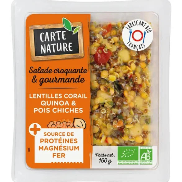 Salade légumineuse gourmande 160g