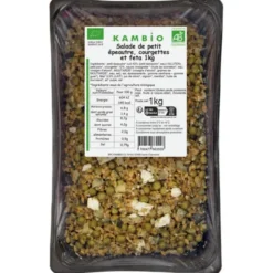 Salade petit épeautre courgette féta 1kg