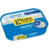 Sardines de bretagne au naturel 95g net égoutté