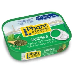 Sardines herbes de Provence huile d'olive 135g