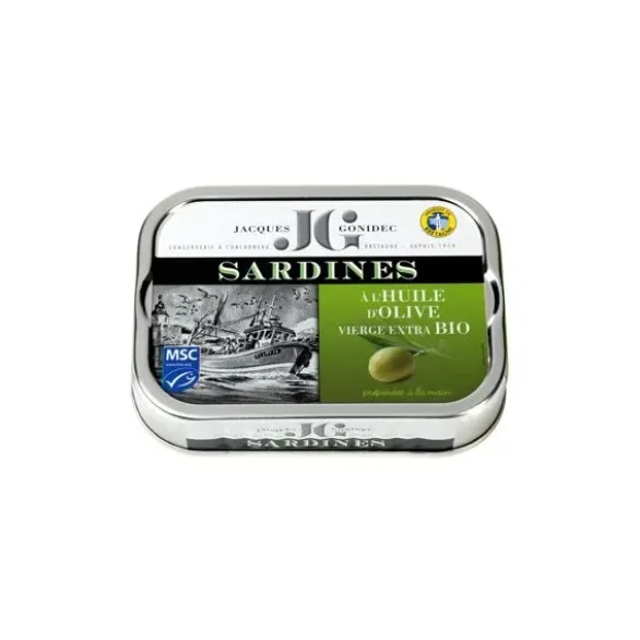 Sardines à l'huile d'olive vierge extra 115g
