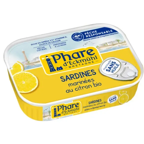 Sardines marinées citron 135g