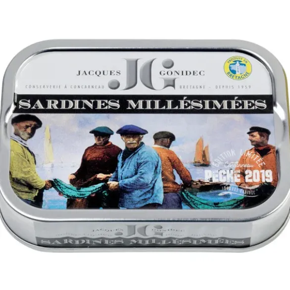 Sardines millésimées pêche 2019 à l'huile d'olive vierge extra 115g