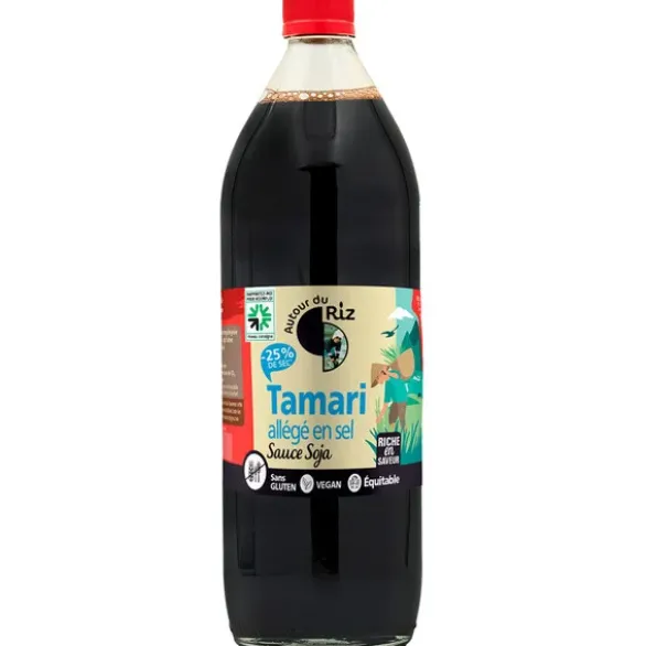Sauce de soja tamari allégée en sel 1L