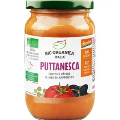 Sauce tomate puttanesca olives et câpres 350g