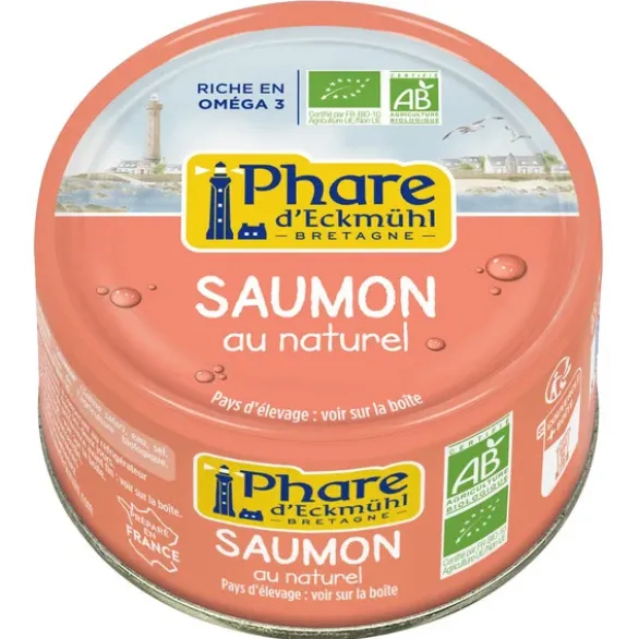 Saumon au naturel AB 93g net égoutté