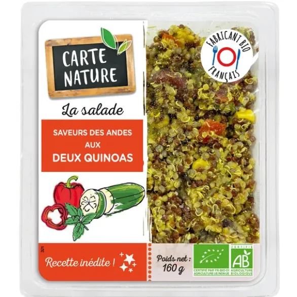 Saveurs des andes aux deux quinoas 160g