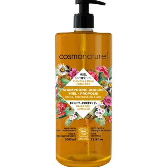 Shampooing douche miel propolis