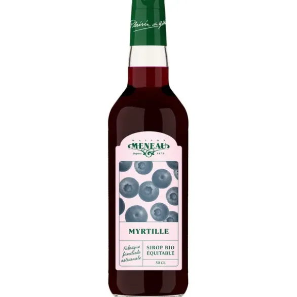 Sirop de myrtille au sucre de canne 50cl