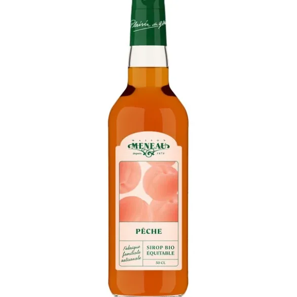 Sirop de pêche au sucre de canne 50cl