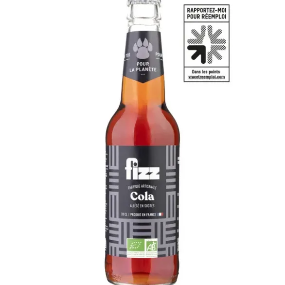 Soda cola allégé en sucres 33cl