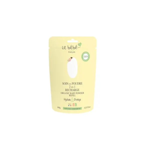 Soin bébé en poudre 2 en 1 recharge 100g