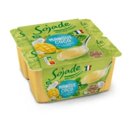 Sojade mangue coco 4x100g