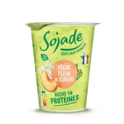 Sojade pêche fleur de sureau 400g
