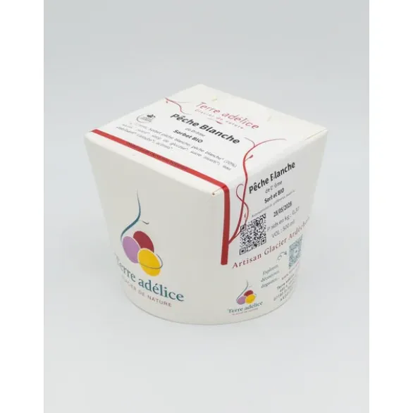 Sorbet pêche blanche 370g
