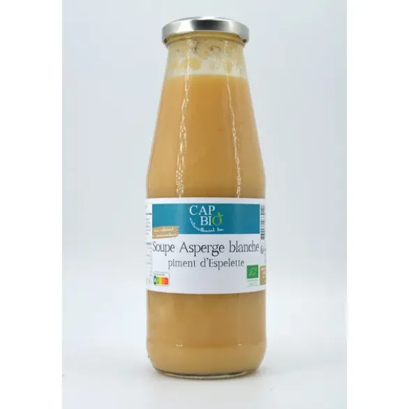 Soupe asperge blanche piment Espelette 66cl