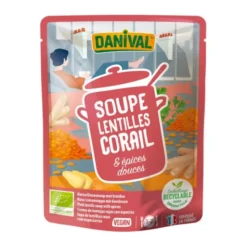 Soupe lentilles corail & épices douces 50cl