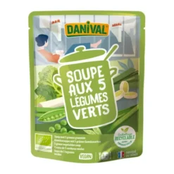Soupe 5 légumes verts 50cl