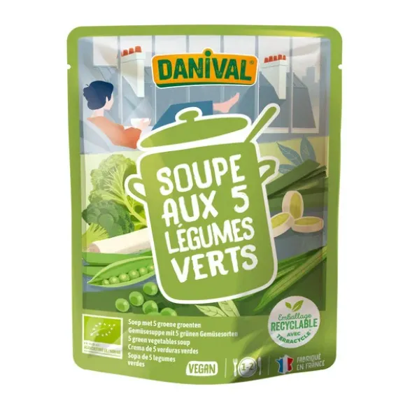Soupe 5 légumes verts 50cl