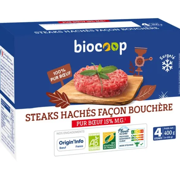 Steak haché boeuf (4) 400g