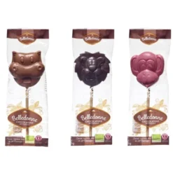 Sucette animaux chocolat 18g