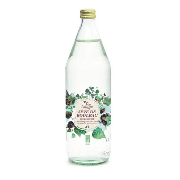Sève de bouleau cassis pasteurisée 1L