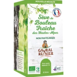 Sève de bouleau fraîche des Hautes-Alpes non pasteurisée 2L