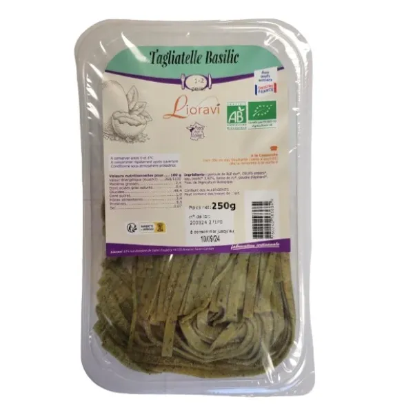 Tagliatelles au basilic 250g