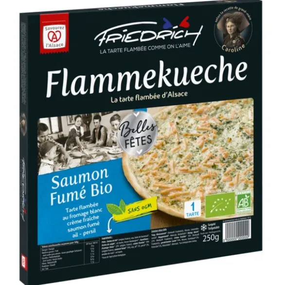 Tarte flambée au saumon 250g